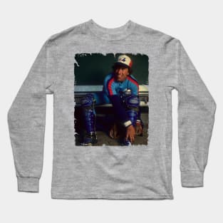 Gary Carter in Montreal Expos Long Sleeve T-Shirt